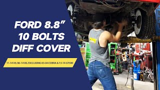 Ford 8.8″ 10 Bolts Rear Axle Diff Cover Install | SPELAB