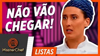 5 PROVAS DE SERVIÇO TENSAS | LISTAS MASTERCHEF