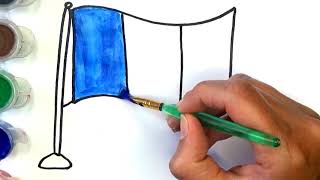 HOW TO DRAW THE FLAG OF FRANCE