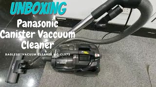 Unboxing Panasonic Bagless 2000 W Canister Vacuum Cleaner MC-CL575