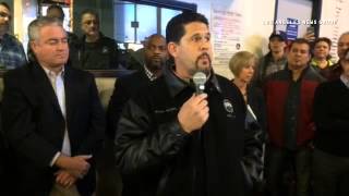 ILWU local 13 Pres Bobby Olvera talks about stalled negotiations with cargo companies