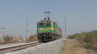 WAP 7 30395 Passing Changanasseri Station. LOCO LOVER