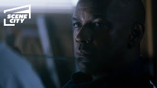 The Equalizer: Getting Answers Interrogation Scene (Denzel Washington, David Harbour HD Clip)