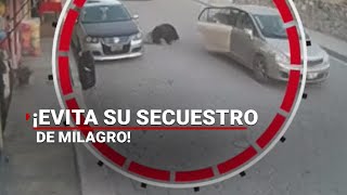 ¡De milagro! MUJER EVITA SU SECUESTRO en Puebla; le robaron el vehículo