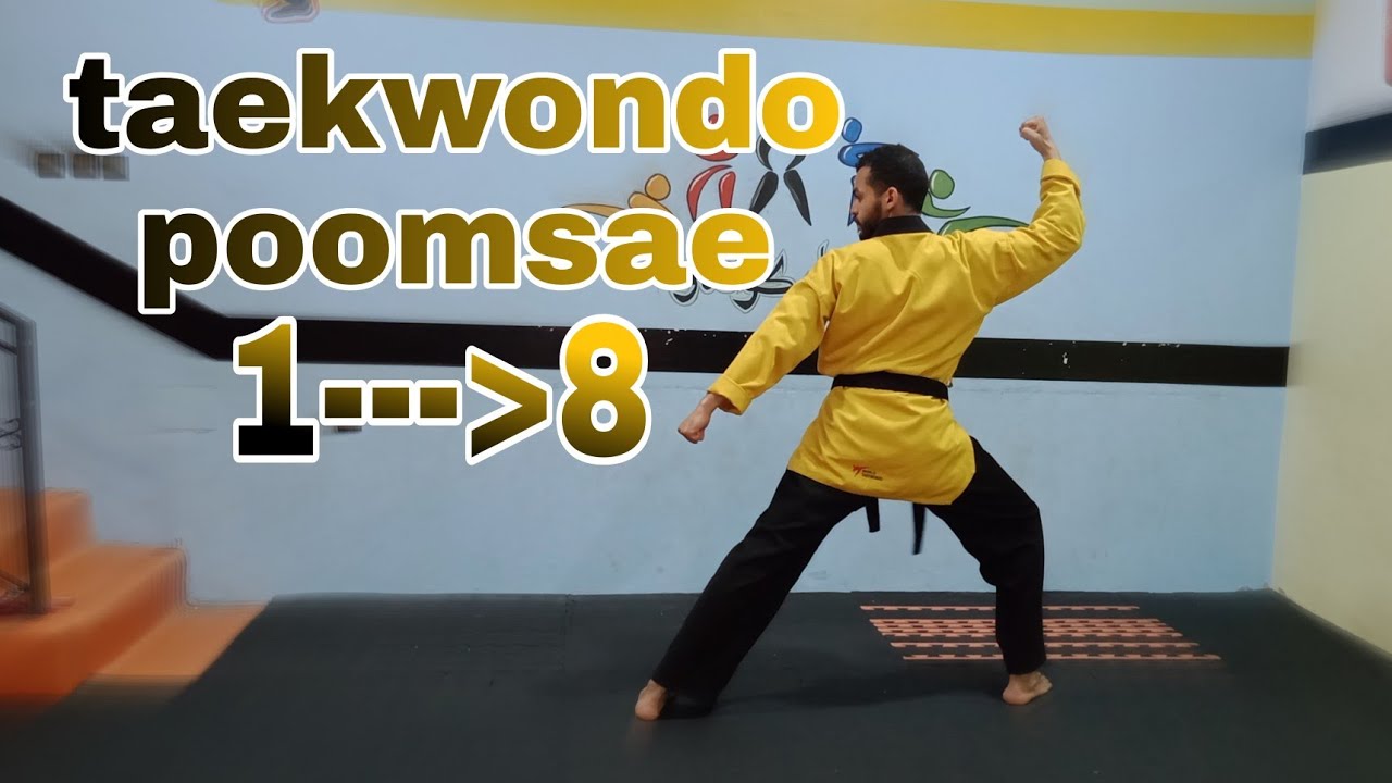 Taekwondo Poomsae 1 - 8 - YouTube