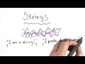 Strings - Intro to Computer Science