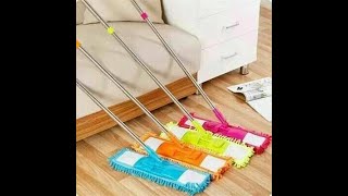 Maharsh Wet and Dry Cleaning Flat Microfiber Floor Cleaning Mop with Telescopic Long Handle Dry Mop