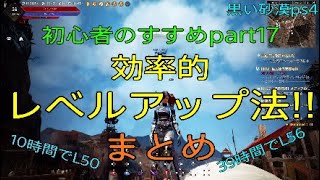 【黒い砂漠ps4】効率的レベルアップ方法!!【レベリング】 Black Desert 2019.10