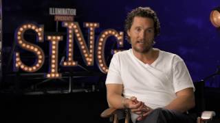 Sing "Buster Moon" Matthew McConaughey Interview