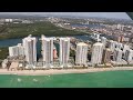 north miami beach coastline flight