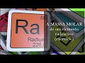 Como determinar a massa molar de um elemento químico (exercício)