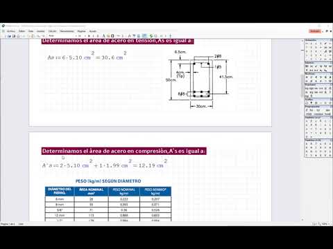 Cálculo Del Momento Nominal De Viga Con Refuerzo En Compresión. - YouTube