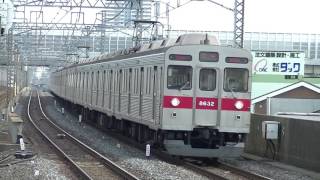 東急8500系8632f　新田駅通過