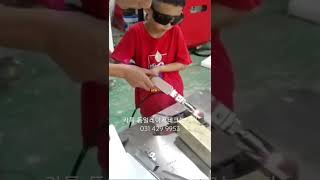 중국공장 레이저용접기 쉽게쉽게 안전하게 따라하지마세요. easy laser welding レーザー溶接機 EZweld