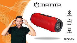 Głośnik przenośny z bluetooth Manta SPK15GO - prezentacja produktu