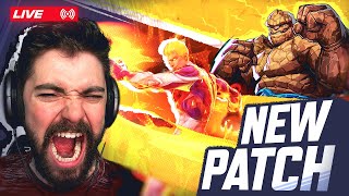 Marvel Rivals THE HUMAN TORCH/THE THING LIVE!! TOP 500 RANKED !patreon