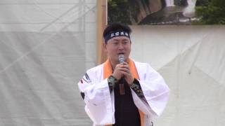 平岸天神　　MCさんのマイク・その３　　常陸国YOSAKOI祭り・日曜日