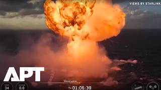 SpaceX MEGAROCKET EXPLODES During Ocean Splashdown | APT