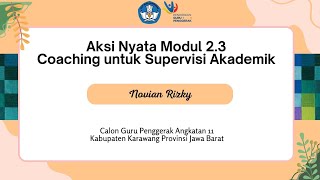 Aksi Nyata Modul 2.3