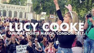 Animal Rights March, London 2017 | Lucy Cooke (Vegan Poem) Speech