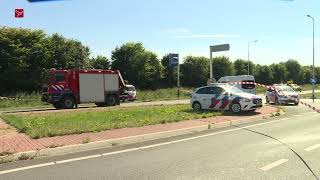 Fietser overleden na aanrijding met vrachtwagen op Harderbosweg, weg is dicht