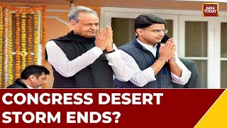 Rajasthan Politics: Congress Desert Storm Ends? | Gehlot \u0026 Pilot Meet Kharge