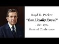 boyd k. packer can i really know oct. 1964