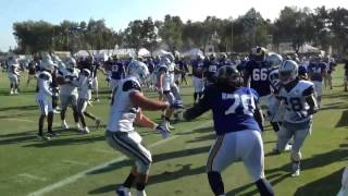 Training Camp Fights - Cowboys Vs Rams