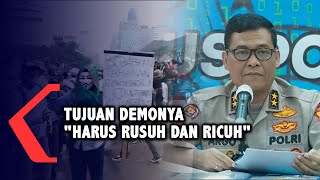 [FULL] Polisi Beberkan Kronologi Kerusuhan Saat Demo, Mulai Dari Ajakan Hingga Demo