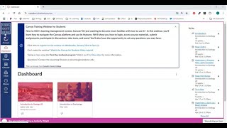 Canvas Training for Students Webinar 2025