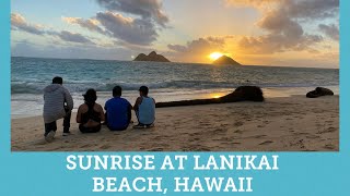 SUNRISE AT LANIKAI BEACH HAWAII I TRAVEL VLOG