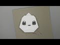 ジュゴンの折り方【ポケモン折り紙】origami灯夏園 pokemon origami dewgong