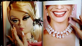 ASMR Book 🎀 Barbie the World Tour Margot Robbie 📖 Page Turning, Tapping, Tracing