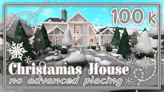 Bloxburg Build || Christmas Family House [no advanced placing] 100k