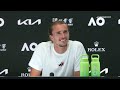 is that a good answer novak djokovic gatecrashes alexander zverev press conference 🤣 ausopen