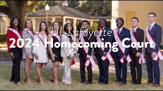 Starring the Ragin' Cajuns... 2024 Homecoming Court!