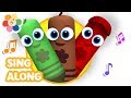 Five Little Crayons Jumping On The Bed | Nursery Rhymes & Baby Songs | Kids Songs from Baby First TV