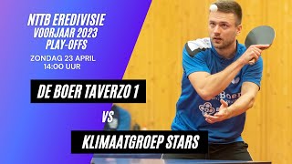 Eredivisie 2023 play offs: De Boer Taverzo 1 - Klimaatgroep Stars