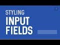 Style Input fields with CSS - (4 examples)