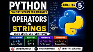 Python String Operators Explained 🔥 | Basic Operators for Strings in Python #5