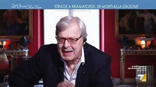 Per Zelensky 'Bucha è come Guernica', Vittorio Sgarbi: \