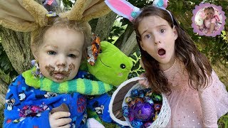 *TIME-OUT AGAIN* for REBORN TODDLER MITCHELL Easter Egg Hunt Gone Wrong!