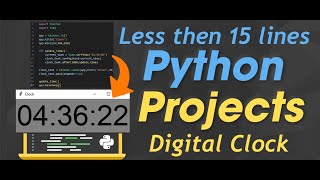 Python for beginners project 2025 | Digital Clock | Hindi