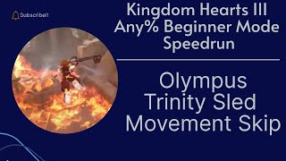 KH3 Speedrun: Olympus Trinity Sled Movement Skip