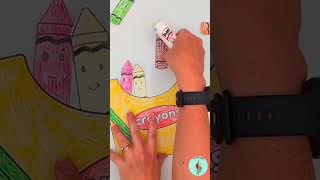 How to Use Crayon Templates in the Classroom | 4 Easy Craft Ideas for Teachers #classroomactivities