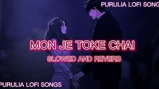 MON JE TOKE CHAI!!( মন যে তোকে চায় )! SLOWED AND REVERB !! PURULIA LOFI SONGS!