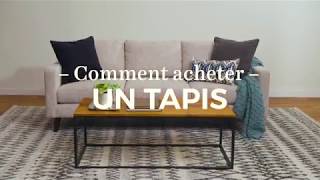 Urban Barn — Comment acheter un tapis