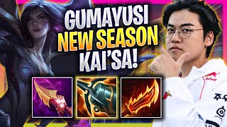 GUMAYUSI IS A GOD WITH KAI'SA IN THE NEW NOXUS SEASON! - T1 Gumayusi Plays Kai'sa ADC vs Ezreal!