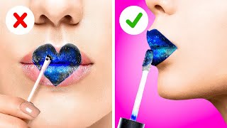 AWESOME MAKEUP HACKS || Beauty Routine Tips And Hair Ideas By 123 GO!GOLD