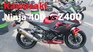 Kawasaki Ninja 400 vs Z400